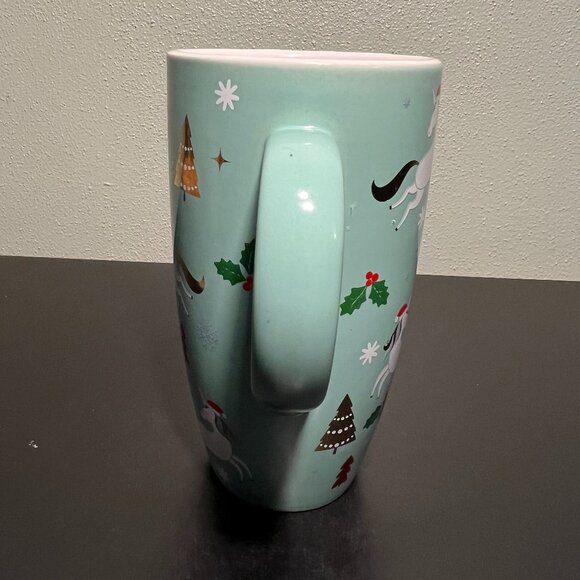 Sheffield Home UNICORN Travel Mug w/ Metallic Gold Accents & Lid  ~ Christmas - Picture 4 of 11